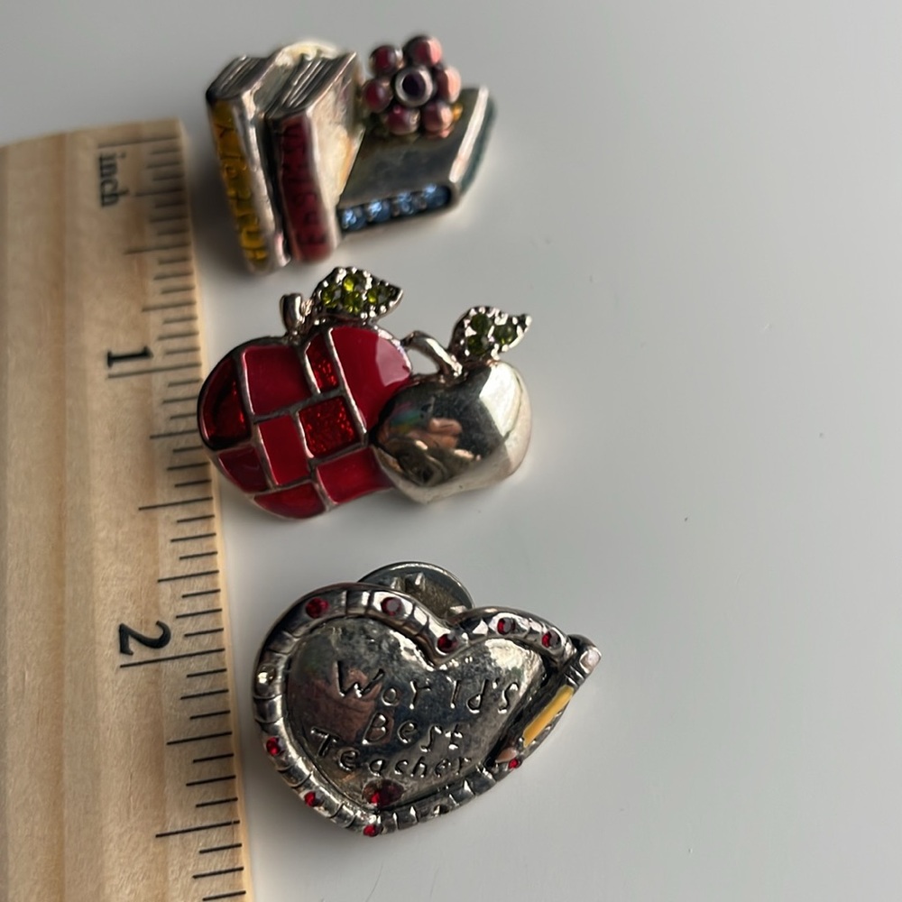 Set of 3 Teacher Pins/Teacher Gift - Picture 7 of 7